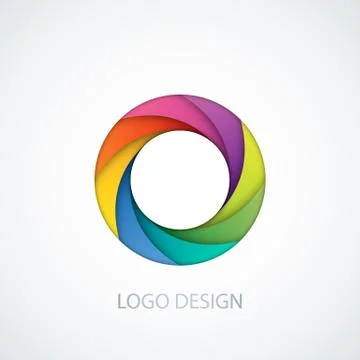Vector illustration of logo letter o Stock Illustration