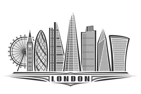 Vector illustration of London Stock Illustration