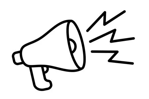 Vector illustration of loudspeaker in flat style. Retro icon of megaphone. Stock Illustration