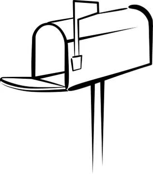 Vector illustration of Mailbox Stock Illustration