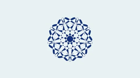 Vector illustration mandala of a abstract background Stock Footage 303399621