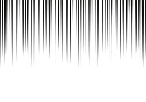 Vector illustration of manga effect on top border in black and white. Stockillustratie