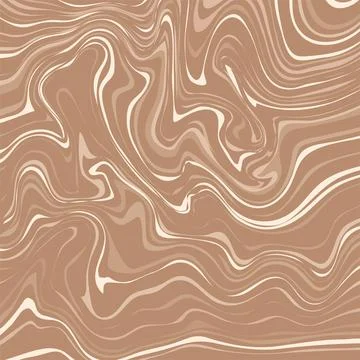 Vector illustration. Marble brown texture. Splash of paint. Colorful liquid. Stock Illustration
