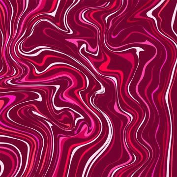 Vector illustration. Marble red texture. Splash of paint. Colorful liquid. Stock Illustration