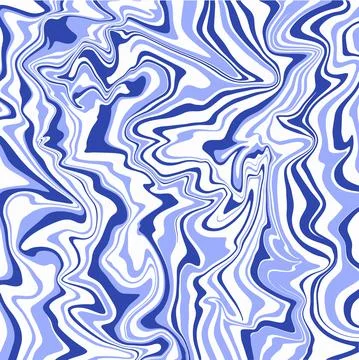 Vector illustration. Marble texture. Splash of paint. Colorful liquid. Stock Illustration