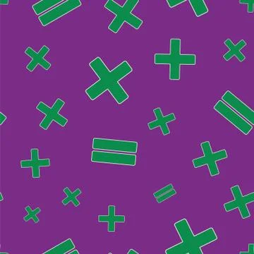 Vector illustration of math symbols. Stock Illustration