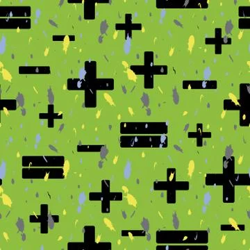 Vector illustration of math symbols. 스톡 일러스트