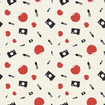 Vector illustration of math symbols. Stock Illustration