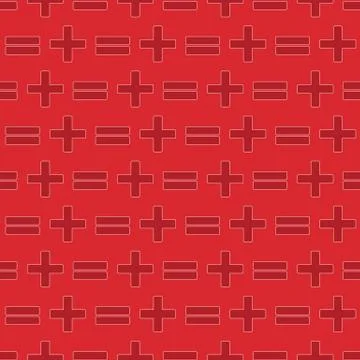 Vector illustration of math symbols. Stock Illustration