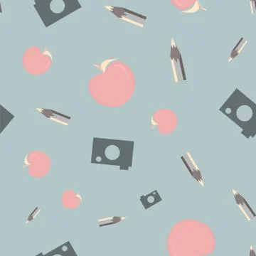 Vector illustration of math symbols. Stock Illustration