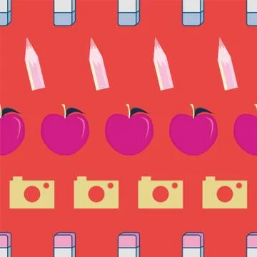 Vector illustration of math symbols. Stock Illustration