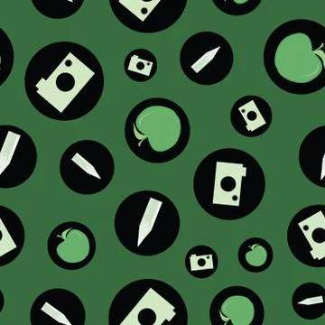 Vector illustration of math symbols. Stock Illustration