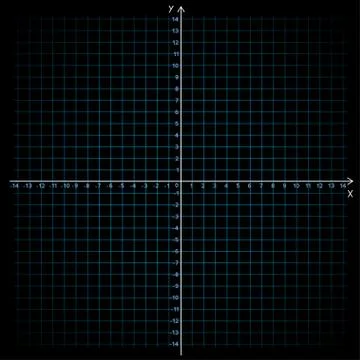 Vector illustration of mathematics system of coordinate Stock Illustration