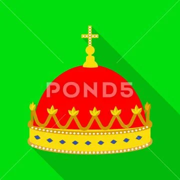 Vector illustration of medieval and nobility symbol. Collection of ...