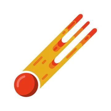 Vector illustration of meteor or asteroid Ilustración de archivo