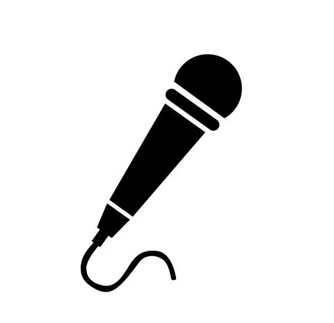 Vector illustration microphone design Stock Illustration