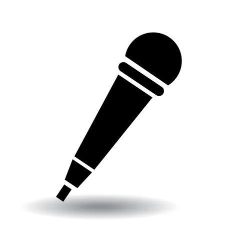 Vector illustration microphone design Stock Illustration