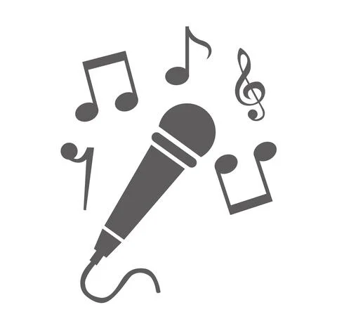 Vector illustration microphone design Stock Illustration