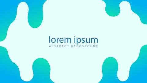 Vector illustration of minimal wavy liquid with blank space. Abstract backg.. Illustrazione stock