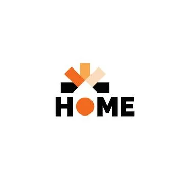 Vector illustration of minimalist building construction logo icon Ilustración de archivo