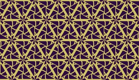 Vector illustration with modern decorative pattern in triangles style. Illusi 库存插图