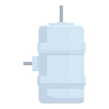 Vector illustration of modern electric motor Stock Illustration
