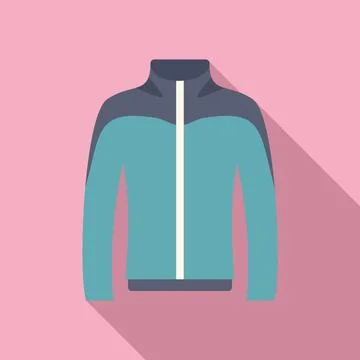 Vector illustration of modern jacket on pink background Stock Illustration