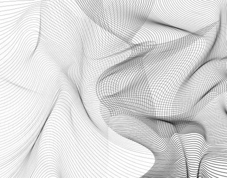 Vector illustration of monohrome striped surface abstract background Stock Illustration