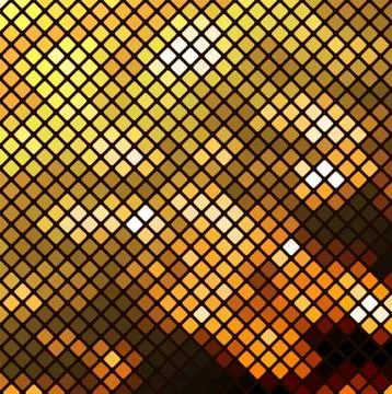 Vector illustration with mosaic. Stock Illustration