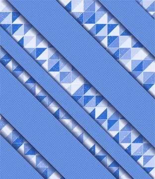 Vector illustration with mosaic. Stock Illustration