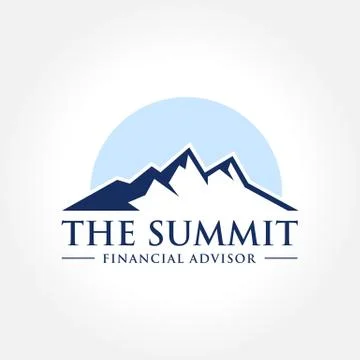 Vector illustration of Mountain, Nature concept logo, Summit, Peak Illustrazione stock