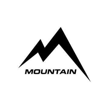 Vector illustration of Mountain, Nature concept logo, Summit, Peak Stock Illustration