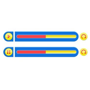 The vector illustration of MP3 player. Stock Illustration