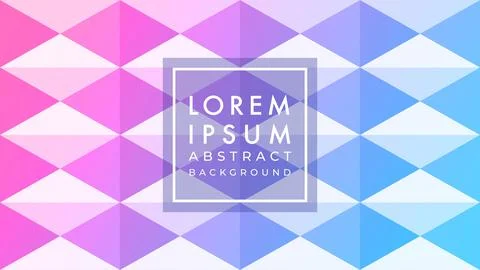 Vector illustration of multicolor diamond with triangular shape pattern. pi.. Stock Illustration