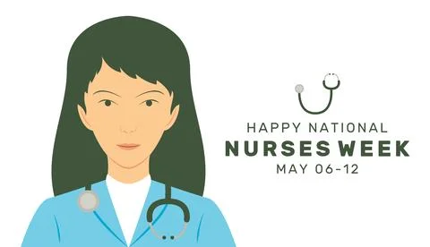 Vector illustration of National Nurses Week Stock Illustration