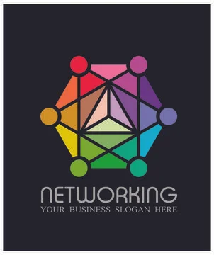 Vector illustration of networking concept Illustrazione stock