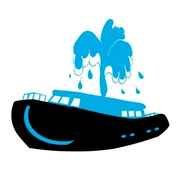 Vector illustration nice boat Illustrazione stock