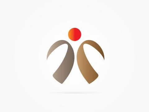 Vector Illustration nn people vector logo Stock Illustration