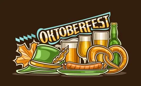 Vector illustration for Oktoberfest Illustrazione stock