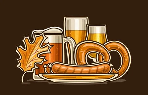 Vector illustration for Oktoberfest Stock-Illustration