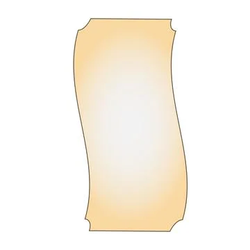 Vector illustration of an old paper scroll. Stock Illustration