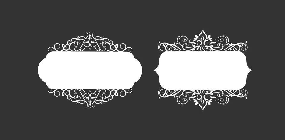Vector illustration of old style label Stock-Illustration