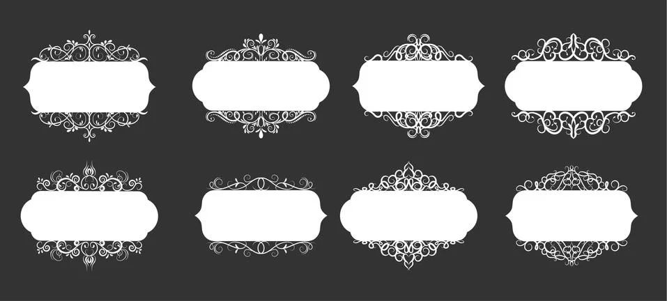 Vector illustration of old style label Stock Illustration