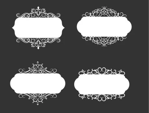 Vector illustration of old style label Stock-Illustration