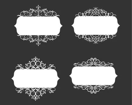 Vector illustration of old style label Stock-Illustration