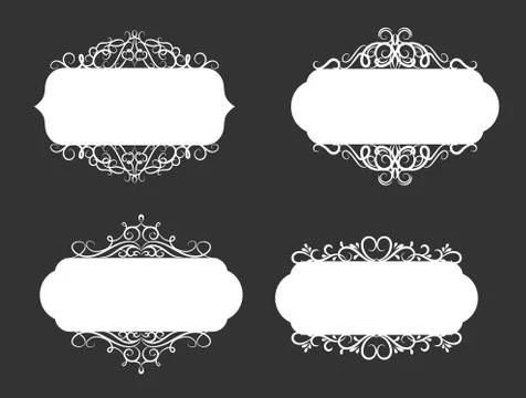 Vector illustration of old style label Stock-Illustration