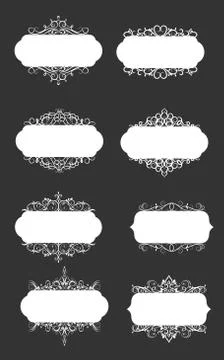 Vector illustration of old style label Stock Illustration