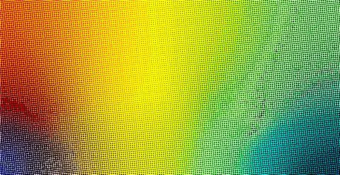Vector illustration or abstract halftone circle background in different color Stock Illustration