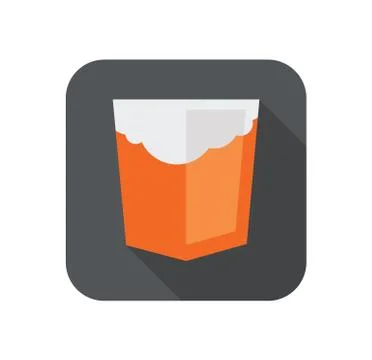 Vector illustration of orange shield with old html5 cloud badge, isolated web Stock-Illustration