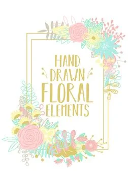 Vector illustration of an ornamental frame in the form of a rectangle, decora 스톡 일러스트